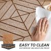 Plastic Composite Deck Tiles Set of 35pcs, Composite Decking Resist Rust, Water, Weather, Easy to DIY & Maintain, Ideal for Patios, Balconies