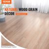 VEVOR Self Adhesive Vinyl Floor Tiles 36 x 6 inch, 36 Tiles 2.5mm Thick Peel & Stick, Natural Wood Grain DIY Flooring for Kitchen, Dining Room