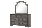 Grace Queen 5 Pc Bedroom Set in Gray