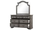 Grace Queen 5 Pc Bedroom Set in Gray